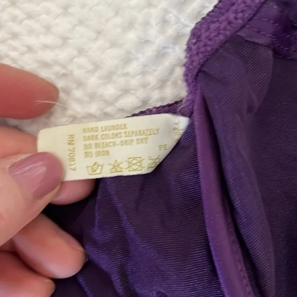 EUC Vintage 1990’s Victoria’s Secret Second Skin Satin bra 36C in purple…